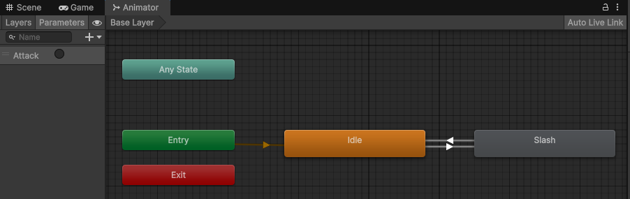 Slash Animation Controller Setup