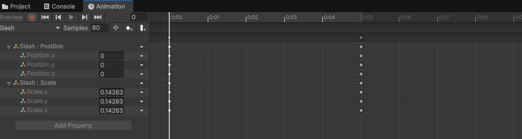 Slash Attack Animation Setup